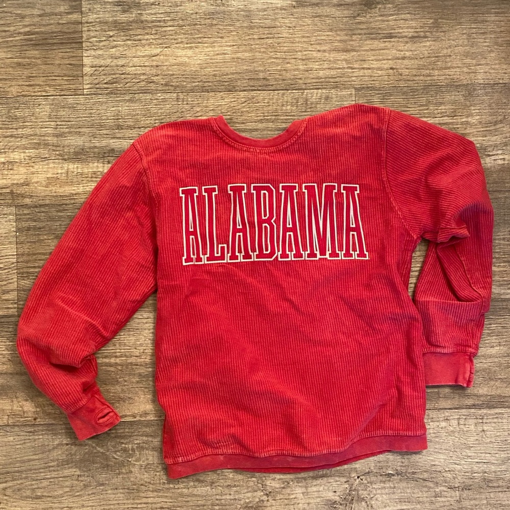 Alabama Corded Crew Pullover Small